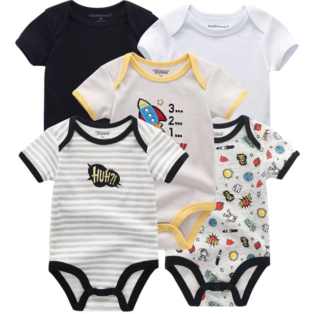 Baby Jumpsuit Daily Onesies Set (Set of 5)